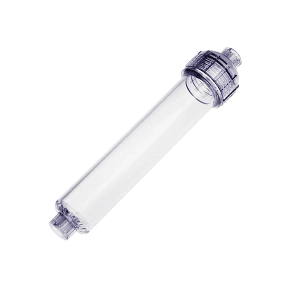 25 Clear Inline Empty Refillable Filter/Cartridges 2"x 10" For Resin/Carbon/Calcite