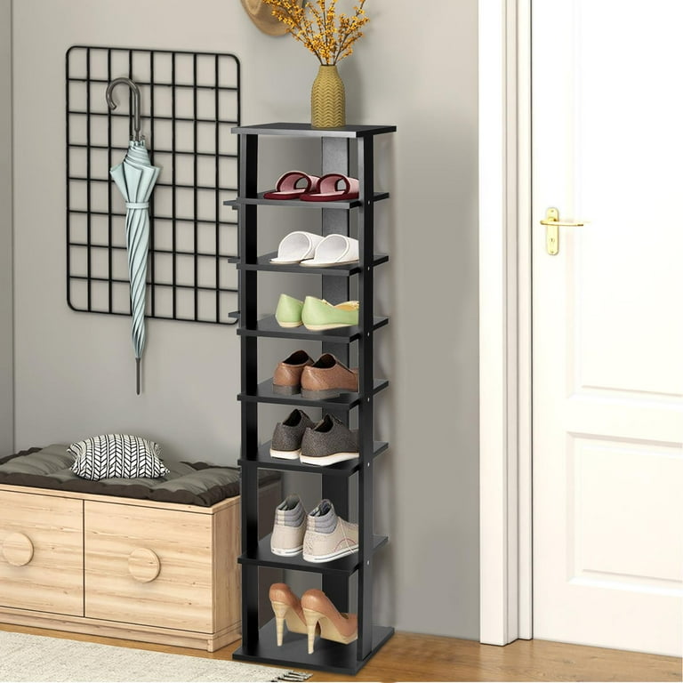 Mid-Century Shoe Rack, Entryway Organization