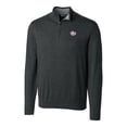 thumbnail image 2 of Men's Cutter & Buck Heather Charcoal TCU Horned Frogs Lakemont Quarter-Zip Pullover Sweater, 2 of 3