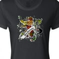 thumbnail image 4 of Inktastic Buchanan Tartan Lion Women's T-Shirt, 4 of 5