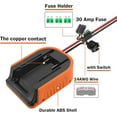 thumbnail image 3 of URUN 2 Pack for Bauer 20V Max Battery Power Wheel Adapter，Power Wheels Battery Converter Kit with Fuses & Wire Terminals, 14AWG Wire, Power Connector for DIY Rc Car Toys, Robotics,Rc Truck, 3 of 7