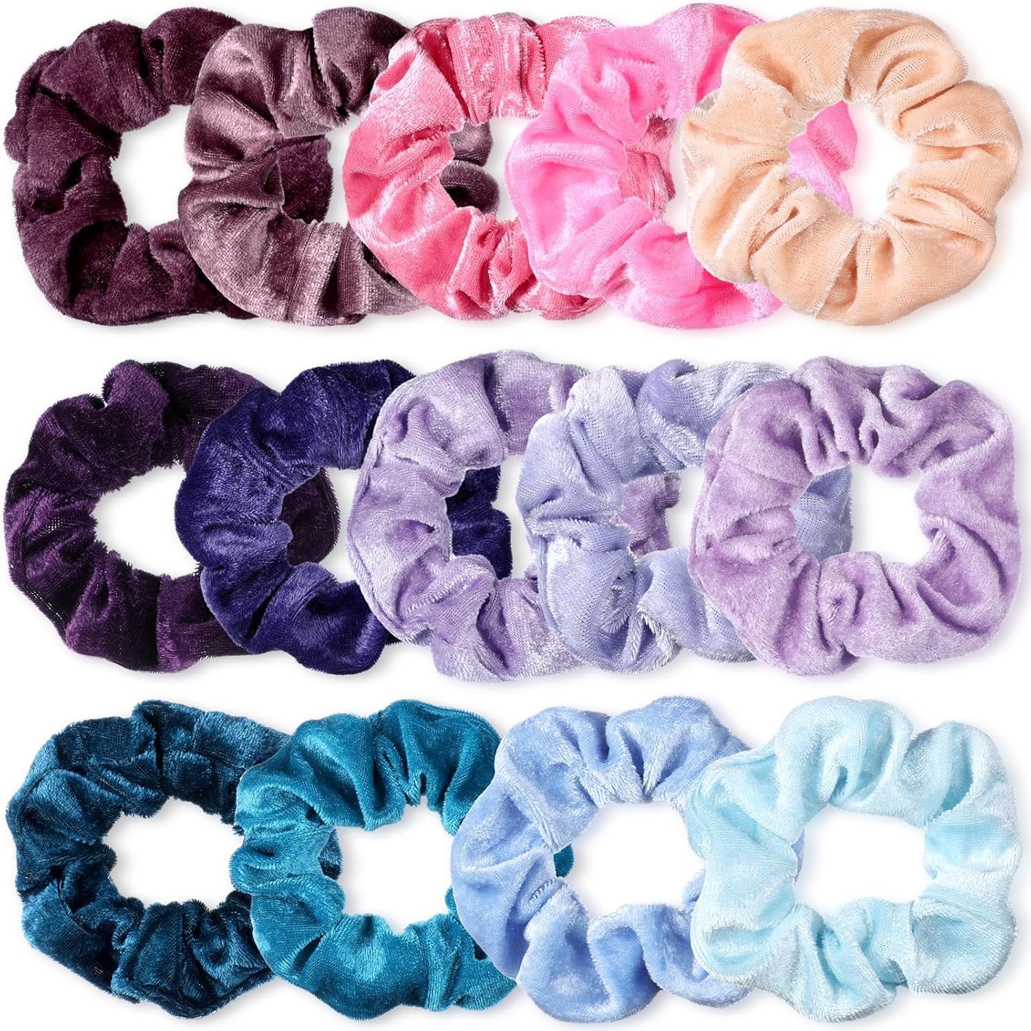 ScrunchMiez Giantz 7 Pack Shimmer Series - Transforms From Hair