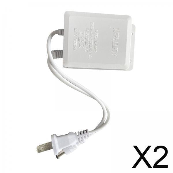 Cargador Adaptador De CA De 2 X 12 V Y 2 A Con Enchufe De Pared Resistente Para Enrutador De Tiras De Luces LED, Color