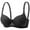 Black, variant on Push Up Low Back Bra, Seamless Support Bras for Women,Solid Color Sexy Bra, Comfort Foam Lightly Lined Underwear