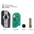 thumbnail image 3 of Carcasa de Llave Remota Inteligente para Motocicleta XSBM90GL XM38 para Sin Chip 8A, 3 of 5