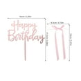 thumbnail image 7 of LOLIPPYY 1 Set Bow Cake Topper: Pink Bow Cake Topper Insert - Wedding Party Dessert Decorations Birthday Cupcake Picks Festive Baking Decoration, 7 of 7
