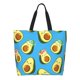 thumbnail image 1 of Disketp Flowers Avocado Bolsa Tote Estampada para Mujer, Bolso de Hombro y de Mano para Compras y Viajes, 1 of 8