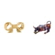 thumbnail image 1 of Asa de mueble,Tirador de latón con forma de lazo para muebles o armario,Estatua de toro de resina,Estatua de toro de resina pintada,escultura para el hogar,Figuras decorativas de toros para mesa, 1 of 8