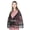 Black, variant on Breathable Veil Woman Mantilla Shawl Lace Trim Outdoor Large Lace Shawl