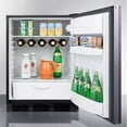 thumbnail image 3 of Summit FF63BBIIFADA Built-In Undercounter All-Refrigerator For Residential Use - Black, 3 of 3
