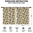 thumbnail image 2 of Blackout Kids Curtains,Beige Christmas Pine Cone Pattern Childrens Insulated Curtains Set Of 2,Bedroom Essentials,Toddler Room Decor 42"x54", 2 of 5