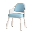 thumbnail image 4 of Silla para niños para mesa de estudio, silla de altura ajustable, silla sólida para niños, silla para niños pequeños para mesa para guardería, aula, Azul, 4 of 8