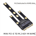 thumbnail image 2 of Expansion Card MPCIE to KEY-M Expansion Slot MINIPCI-E to NVME M2 Adapter Card WIFI Interface to M.2 Disk, 2 of 5