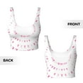 thumbnail image 4 of Yiaed Breast Cancer Awareness (4) Print Ladies Waistcoat Women Sports Vest Vest Sports Women Sports Top Yoga Vest for women-Large, 4 of 8