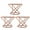Rose Gold, variant on Grandest Birch 9Pcs Decorative Geometric Fern Plant Stand Metal Widely Use Air Plant Stand Holder Bar Decor,Golden