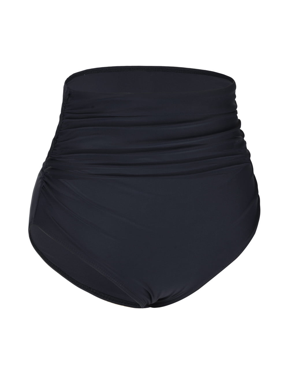 Hilor Women's High Waisted Bikini Bottom Shirred Hispter Tankini Briefs Swim Shorts