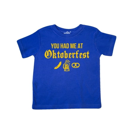 

Inktastic Had Me At Oktoberfest Gift Toddler Boy or Toddler Girl T-Shirt