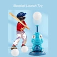 thumbnail image 3 of Juguete De Béisbol, Camiseta De Béisbol, Juguete Con Forma De Dinosaurio, Base, Coordinación Mano-ojo, Entrenamiento, Murciélago Retráctil, Portátil Para Niños Pequeños, 3 of 7