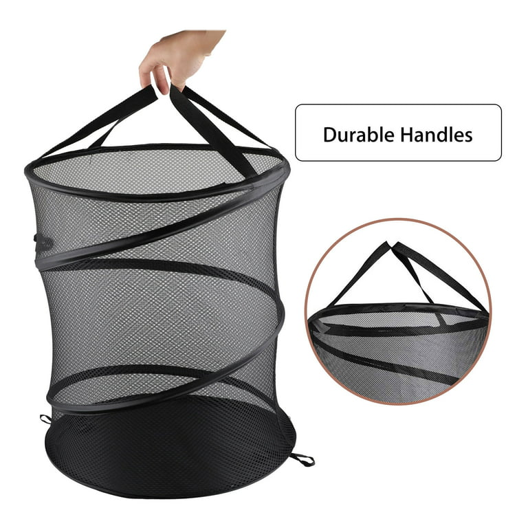 Household Essentials 2027-1 Pop-Up Collapsible Mesh Laundry Hamper