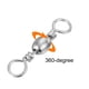 thumbnail image 4 of Giratorio de Carrete de Pesca, 30 Pcs 110lb Terminal de Acero al Carbono, Plateado, 4 of 6