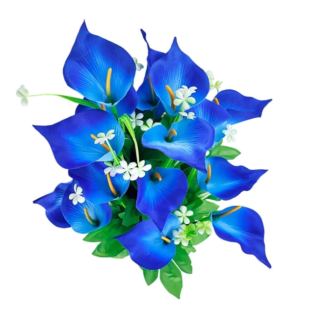 Flores artificiales de seda para decoración del hogar, oficina, arreglos de mesa para bodas, nenúfares artificiales realistas con centros de mesa florales flexibles y realistas para