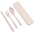 thumbnail image 2 of 3 In 1 Spoon Fork dinnerware dinnerware set spoon Chopsticks fork chopsticks Set chopsticks set 3 Organizer Box Plastic Tableware Wheat Dissolvabitity Dinnerwear, 2 of 8