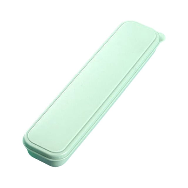 Inteprter Caja de almacenamiento de cubiertos, contenedor de transporte, organizador de contenedores, cajas organizadoras, estuche de transporte Organizadores de utensilios de cocina Verde