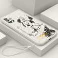 thumbnail image 1 of Disney-funda de Mickey y Minnie Love para Samsung Galaxy, carcasa con cuerda líquida para modelos A73, A53, A33, A52, A32, A22, A71, A51, A21S, A03S, 4G y 5G, 1 of 4