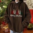 thumbnail image 2 of Fesfesfes Ugly Xmas Sweater Women Casual Printed Pullover O-Neck Long-Sleeved Sweater, 2 of 4