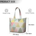 thumbnail image 5 of Checkered Travel Tote Bag Retro Checkerboard Patterned Weekender Bag with Abstract Plaid Fusion, Rustic Aesthetic, Carry-On Size, for Short Trips, 5 of 5