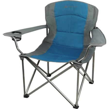 ozark trail oversized big boy quad chair blue walmart com