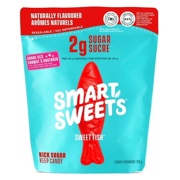 SmartSweets, Sweet Fish, 150g Pouch