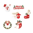 thumbnail image 3 of 6pcs Navidad Dibujos animados broche accesorio de horquilla suéter Pin Pin Party Insignia, 3 of 6