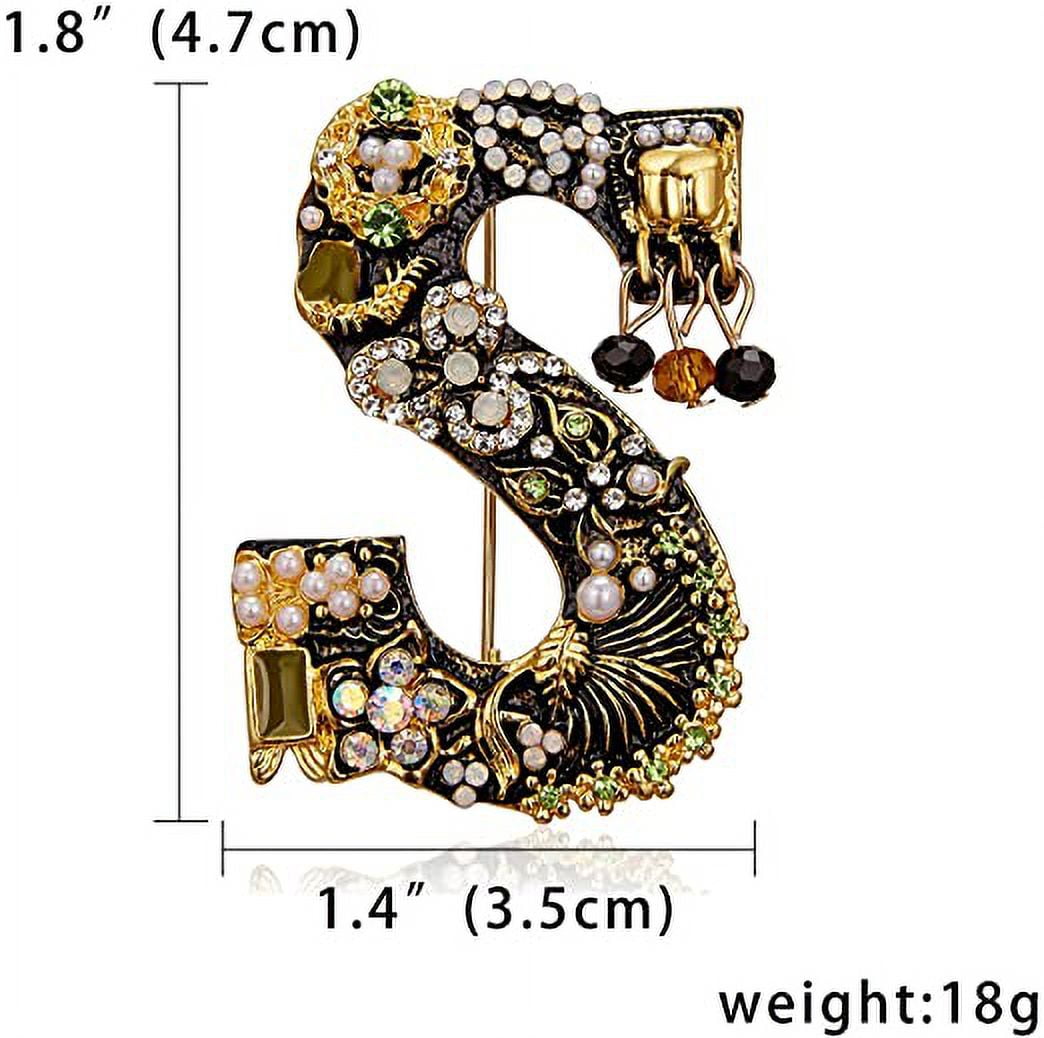 Womens Brooch Pins Diamond Pearl Letter Brooch Pin Suit Dress Pins For Lady  Fashion Brand Letter Designer Brooches Luxury Jewelry Accessories From  Balala_baby, $3.71