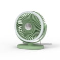 thumbnail image 4 of Ohufall USB Rechargeable Mini Table Fan With Night Light Portable Small Cooling Fan For Bedroom Dorm, 4 of 7