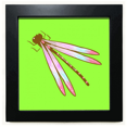 thumbnail image 1 of Articulé Pod Libellule Odonata Noir Cadre Carré Photo Mur Table, 1 of 3