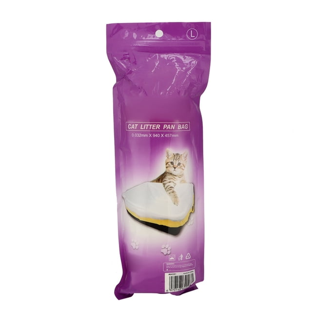 Liner 2 Packs Cat Litter Box Liners Cat Litter Pan Bags with Drawstring Pet Cat Supplies