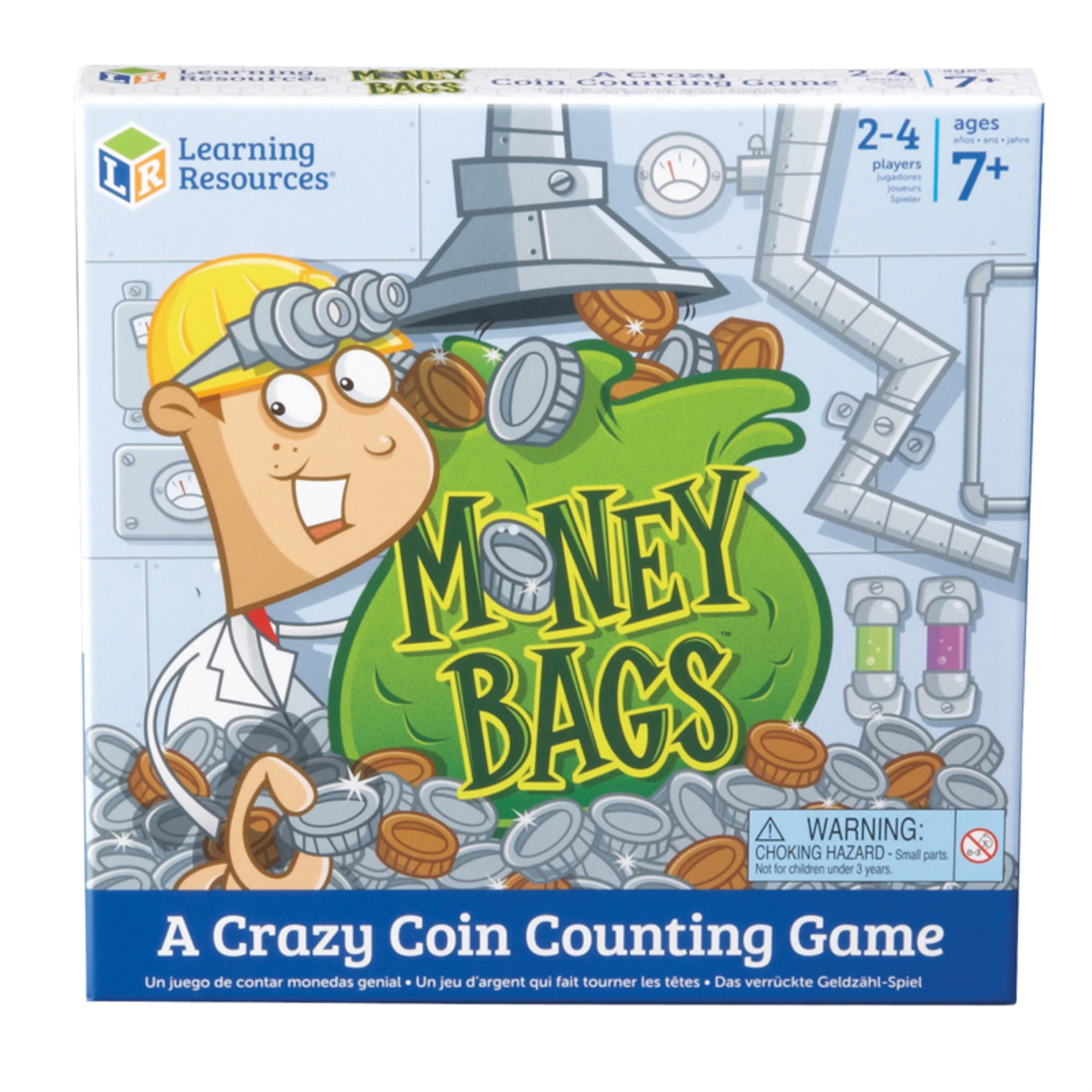 Learning Resources Money Bags Coin Value Game Classic 2 to 4 Players