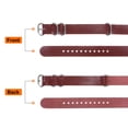 thumbnail image 4 of Uxcell Genuine Leather Watch Band 16mm Quick Release Watch Strap with Silver Metal Buckle for Men Women, Caramel, 4 of 7