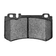 thumbnail image 3 of KarParts360 For Mercedes-Benz CLK63 AMG 2007 2008 2009 Disc Brake Pads | Low Metallic Friction | Electronic Pad Wear Sensor | 64.5mm/2.54in Inner Height | 111.6mm/4.39in Inner Width, 3 of 4