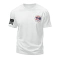 thumbnail image 5 of mgoYE America 250th Anniversary Shirt Men American Flag 250th Anniversary Commemorative Tee, Crew Neck Loose Fit Daily Tee(White,M), 5 of 5