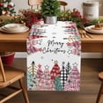 thumbnail image 2 of Christmas Tree Dresser Scarf Farmhouse, Dining Table Decorations for Wedding/Parties, Xmas Trees Snowflake Winter Table Runner 108 Inches Long for Kitchen Dining, 13 x 108 In, 2 of 9