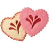 Wilton 2308-0334 Valentine Giant Heart Detail Cookie Cutter, Set of 2