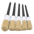 thumbnail image 4 of Tool 5pcs Auto Detailing Brush Set for Cleaning Car Interior Exterior Engine Exhaust Leather Seat, 4 of 7