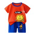 thumbnail image 6 of Hiijoy Infant Boys Summer Outfits Cartoon Print Short Sleeved T Shirt Shorts Set, Sizes 12-18M, 6 of 6