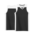 Black Sport Athletic Football Soccer Match Vest Set for Children Boy ...