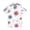 Red, variant on Men's USA 250th Anniversary Patriotic Firework Stars Polo Shirt American Flag Casual Short Sleeve America 250 Merchandise
