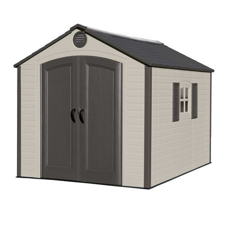 Lifetime 7 Ft 8 In W X 9 D Plastic Storage Shed D Plastic Storage Shed Com