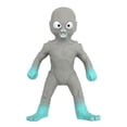 thumbnail image 1 of Muñeco de acción flexible y moldeable Flexors, Alien plateado, para niños, 15 cm de altura. Marca Ruz., 1 of 3
