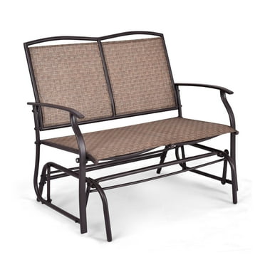 Iron Patio Rocking Chair for Outdoor Backyard and Lawn